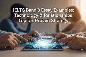 IELTS Band 8 Essay Examples: Technology and Relationships Topic plus Proven Strategy