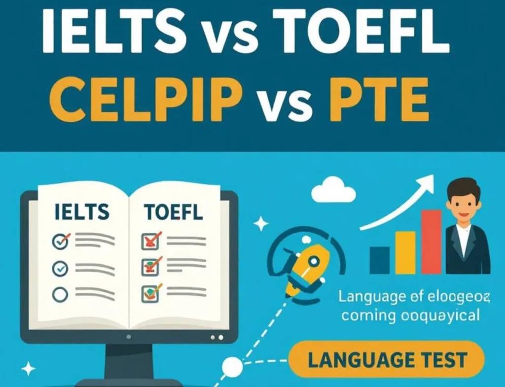 IELTS TOEFL Celpip PTE
