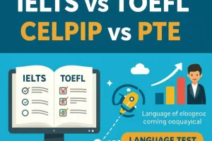 English Language Test: IELTS vs TOEFL vs CELPIP vs PTE