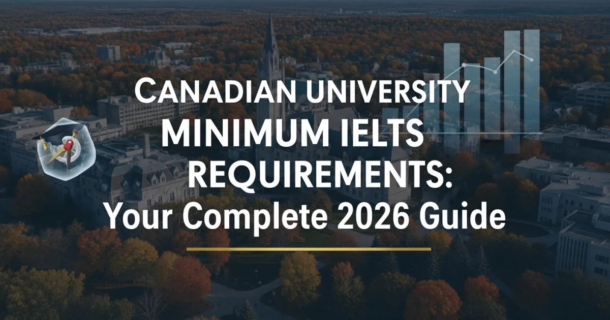 Canadian University Minimum IELTS Score Requirements: Your Complete 2026 Guide