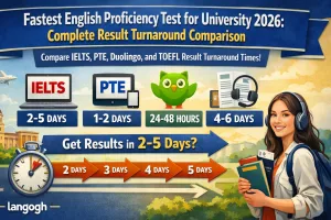 Fastest English Proficiency Test for University 2026: Complete Result Turnaround Comparison