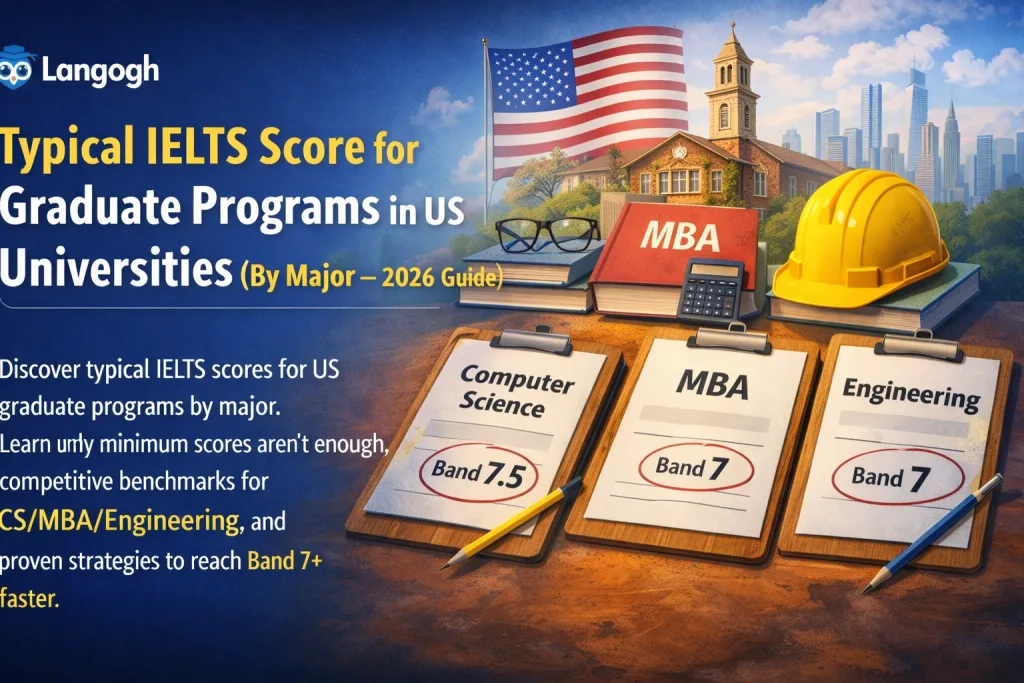 ielts for graduate program in us