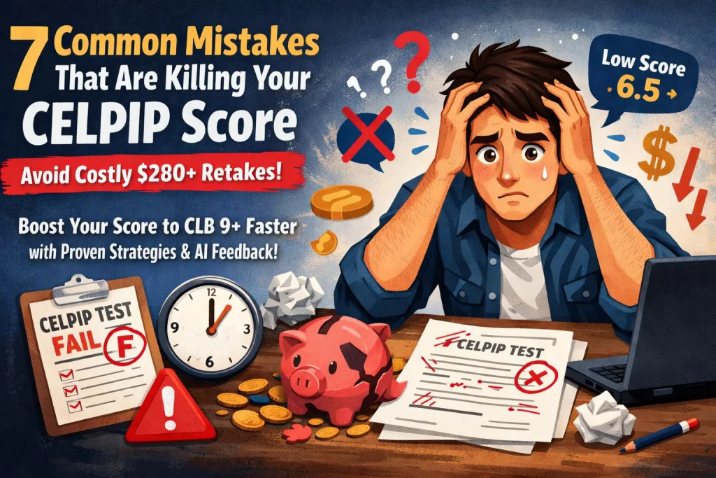 7 Common Mistakes That Are Killing Your CELPIP Score