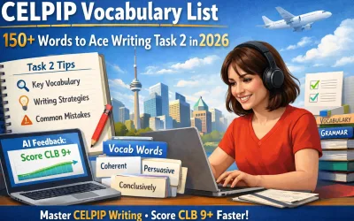 CELPIP Vocabulary List 150+ Words to Ace Writing Task 2 in 2026